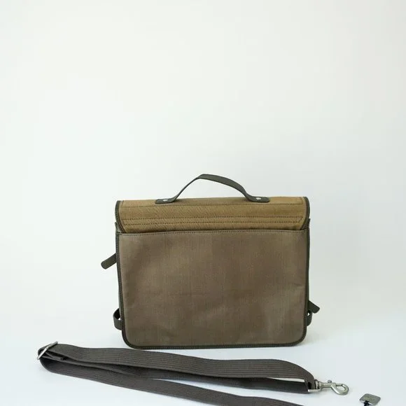 NWOT Skagen water resistant canvas messenger bag / briefcase - Picture 7 of 11